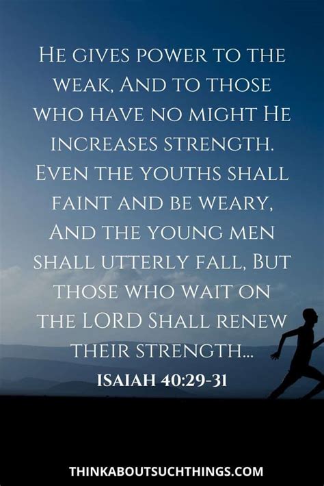 bible verses about having strength